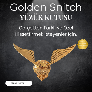 Golden Snitch Ring Box