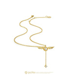 Golden Snitch Sterling Silver Necklace