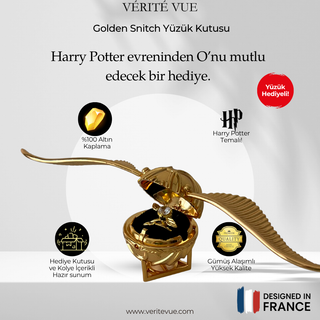 Golden Snitch Yüzük Kutusu