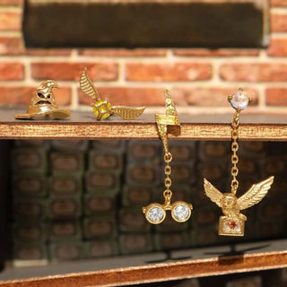 Harry Potter: Asymmetric Chain Earring Set (4 - Piece) - VéritéVue