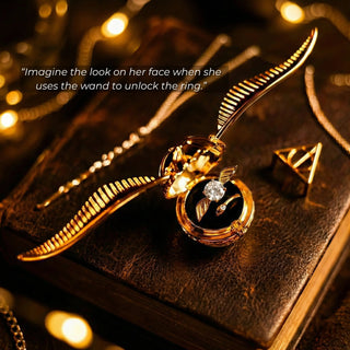 The Golden Snitch Ring Set