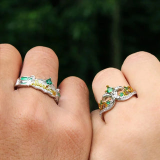 Severus Snape: "Always" & Emerald Crown Yüzük Seti