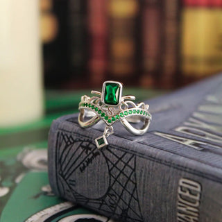 Slytherin: Locket of Salazar & Emerald Tiara Yüzüğü